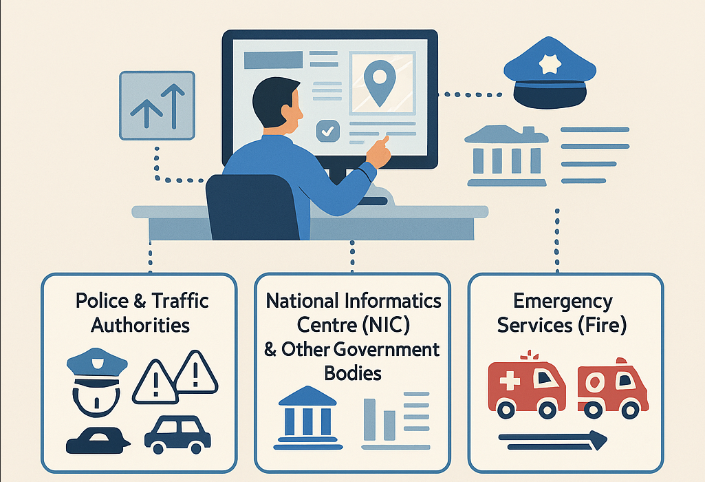 Integration with Police, NIC, Emergency Services